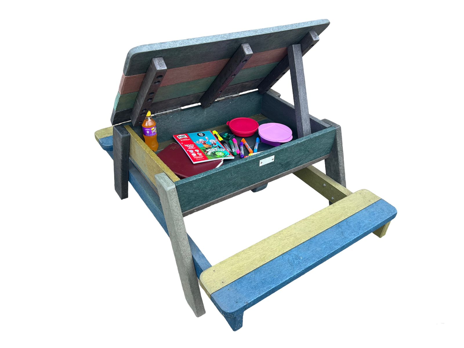 Kiddies Study / Storage Desk Green Plastic Designs JHB
