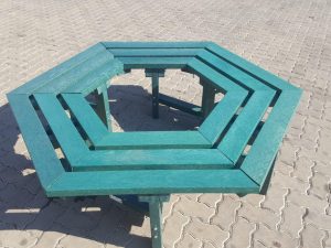 Kiddies Hex Tree Bench