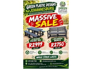 6 Seater Picnic Set & 1.8m Garden Bench  SPECIAL